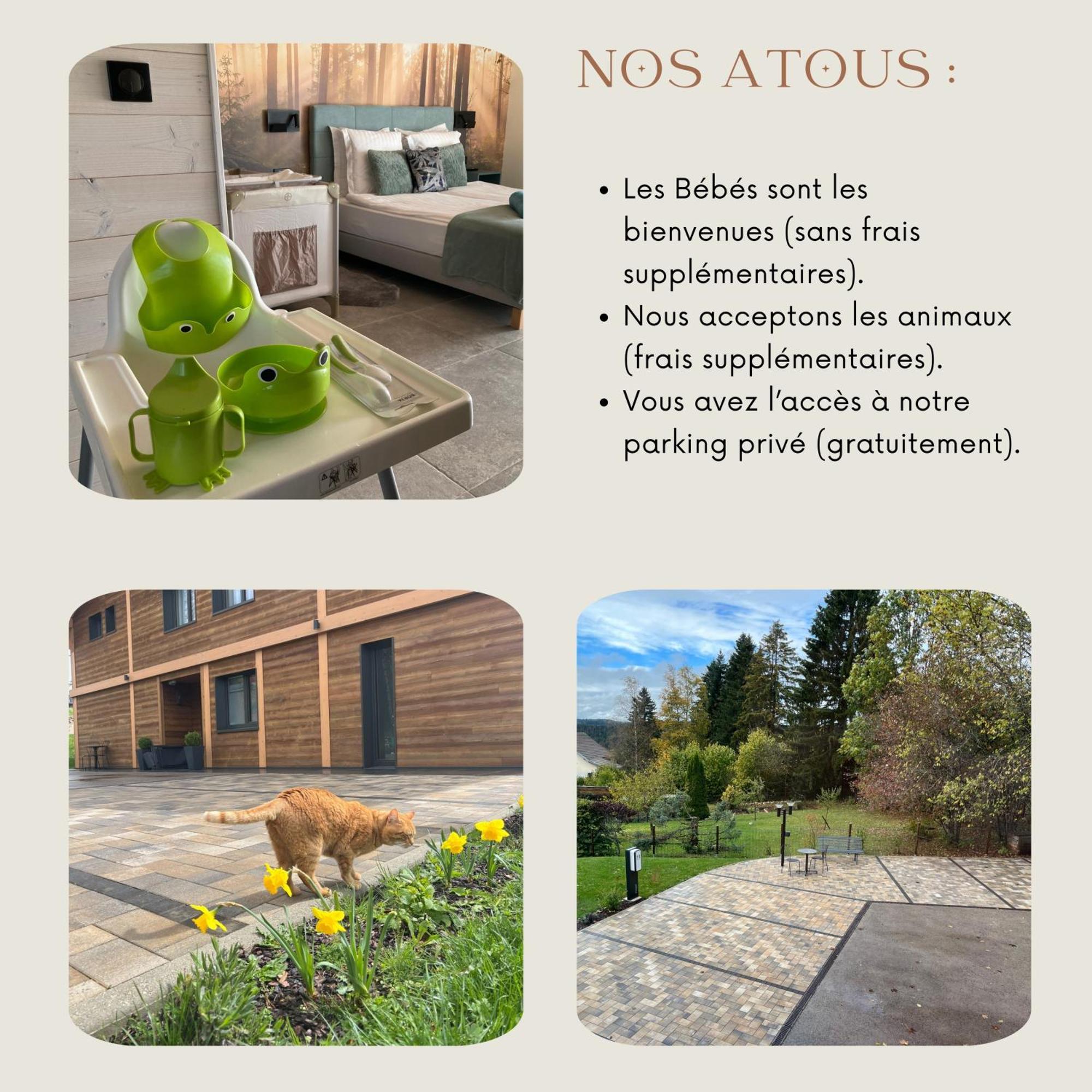 Notre Chalet - Boutique Hotel - En Couple - En Famille - En Groupe Les Fourgs Luaran gambar